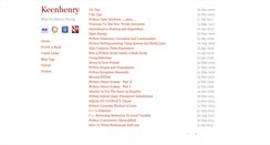 Desktop Screenshot of keenhenry.me